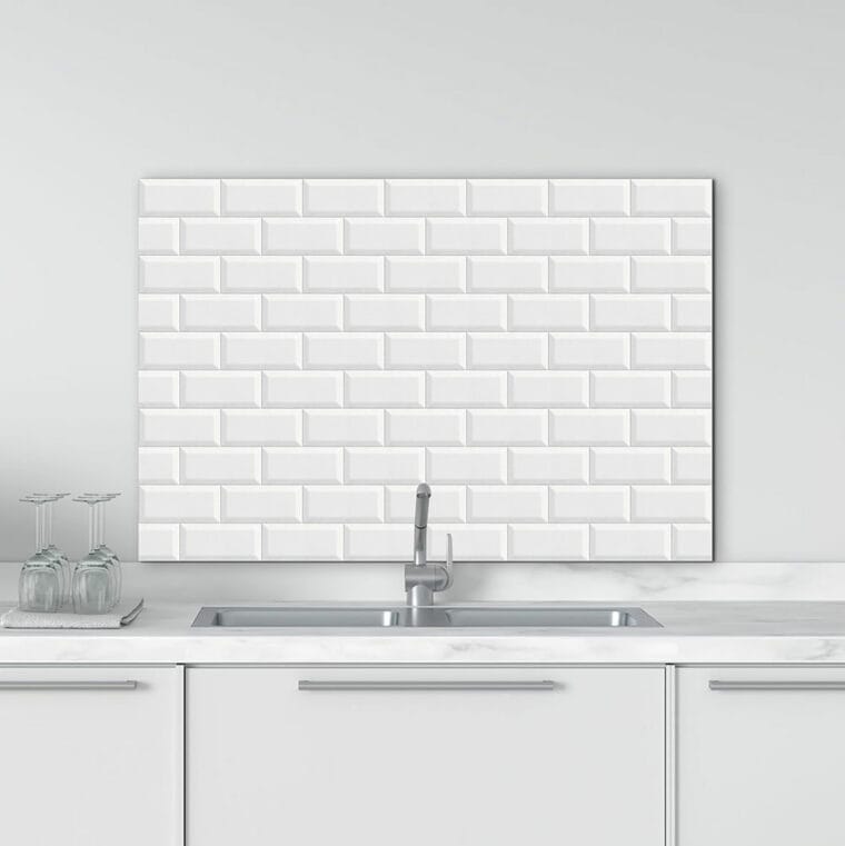 Πάνελ αλουμινίου για προστασία τοίχου πίσω από εστίες κουζίνας