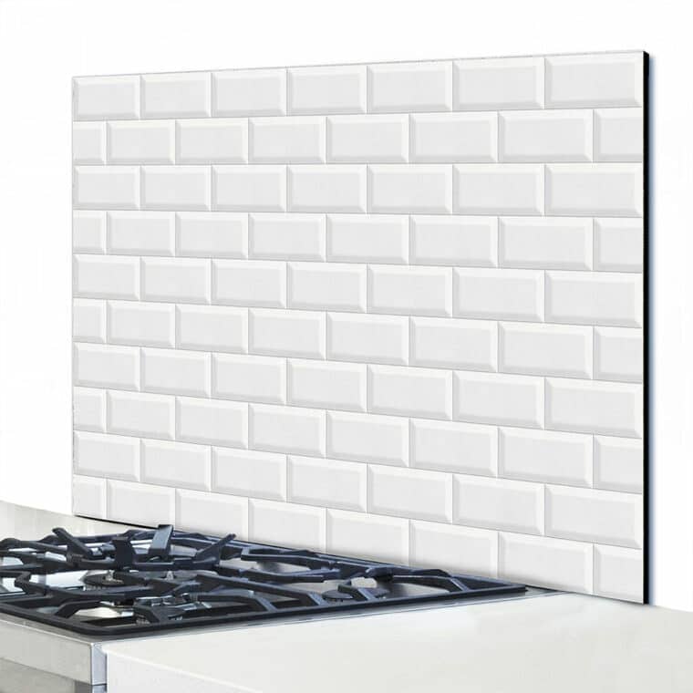 Πάνελ αλουμινίου για προστασία τοίχου πίσω από εστίες κουζίνας