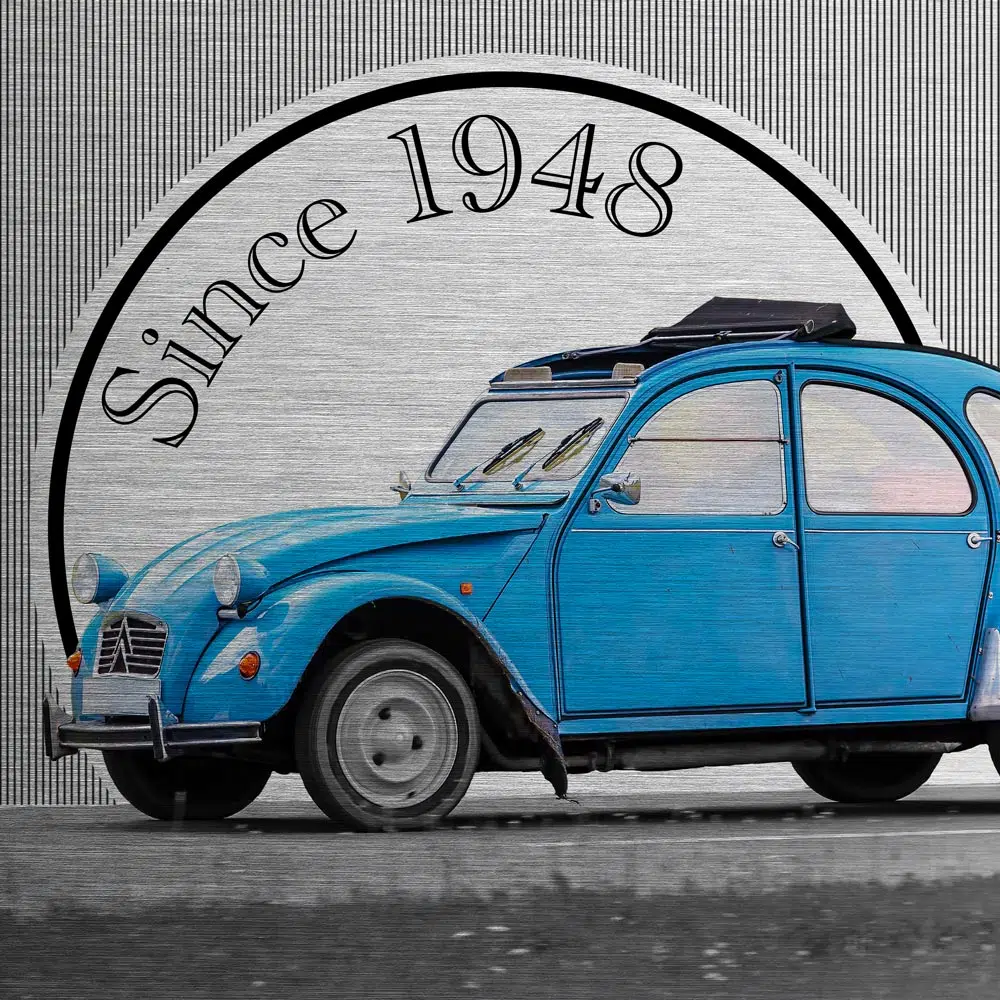 Πίνακας από βουρτσισμένο αλουμίνιο με εκτύπωση