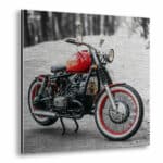 Motorcycle πίνακας από βουρτσισμένο αλουμίνιο S