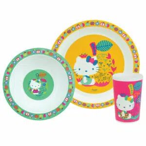 Hello Kitty σερβίτσιο φαγητού πολυπροπυλενίου