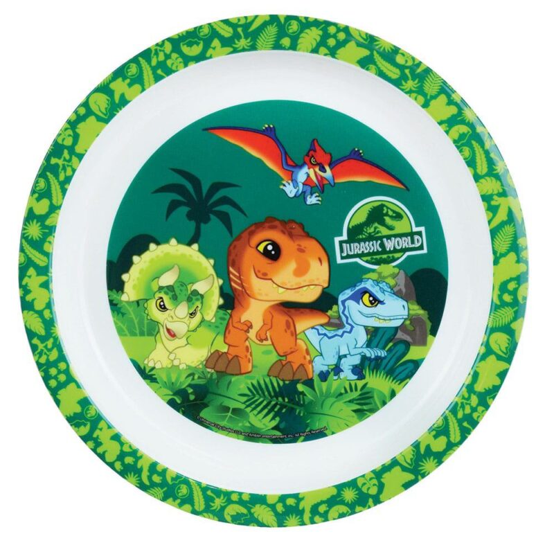 Jurassic World σερβίτσιο φαγητού πολυπροπυλενίου