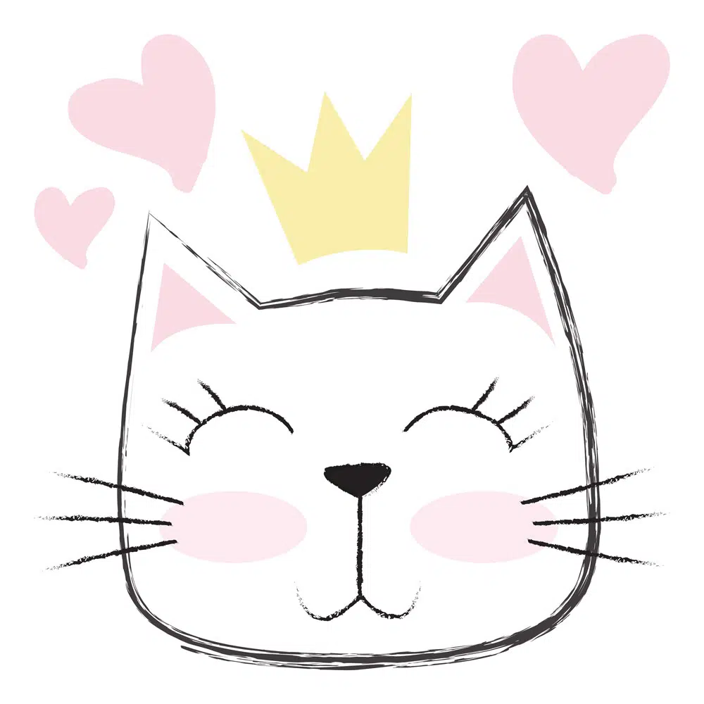 Girl Power παιδικά διακοσμητικά αυτοκόλλητα τοίχου