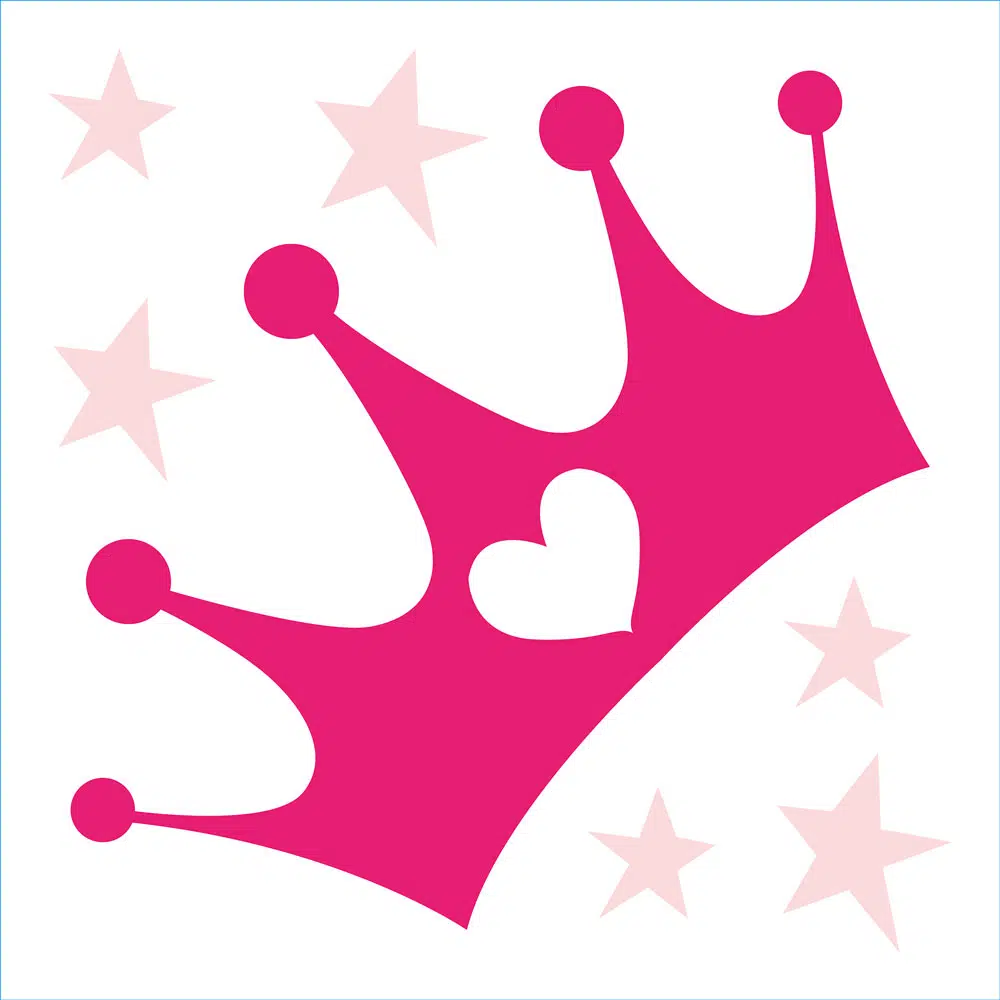 Lovely Princess παιδικά διακοσμητικά αυτοκόλλητα τοίχου