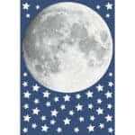 Moon φωσφορίζοντα τοίχου L