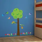Tree With Flowers αυτοκόλλητα τοίχου XL