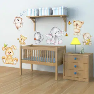 Cute Animals διακοσμητικά αυτοκόλλητα τοίχου