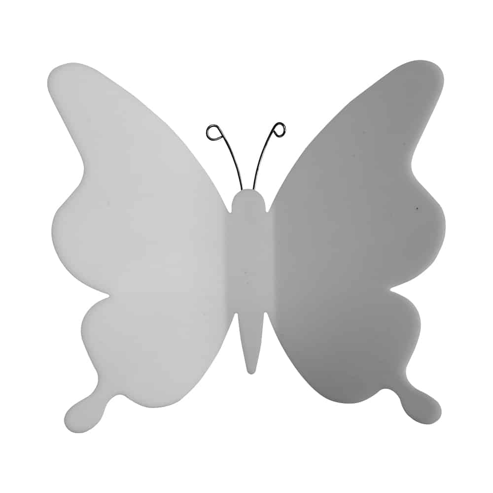 White Butterflies διακοσμητικά τοίχου τριών διαστάσεων αυτοκόλλητα
