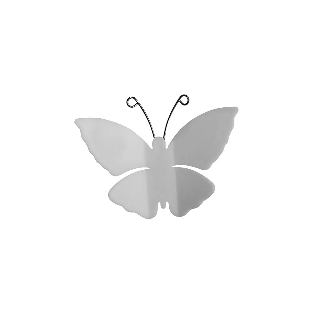 White Butterflies διακοσμητικά τοίχου τριών διαστάσεων αυτοκόλλητα