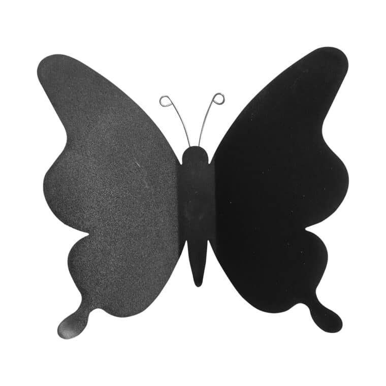 Black Butterflies διακοσμητικά τοίχου τριών διαστάσεων αυτοκόλλητα