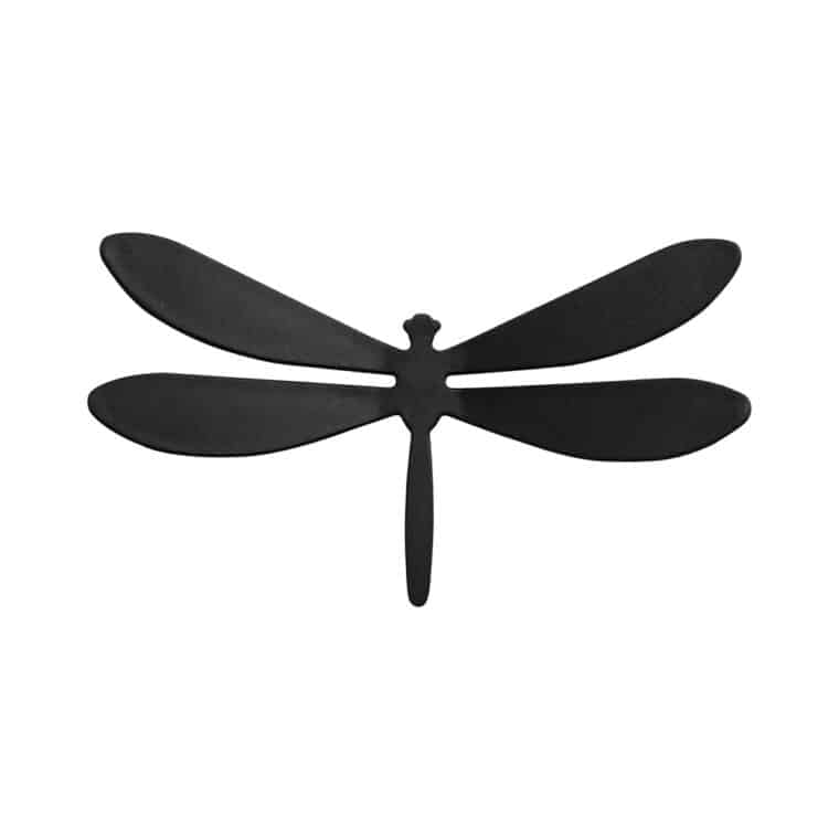 Black Dragonflies διακοσμητικά τοίχου τριών διαστάσεων αυτοκόλλητα