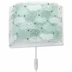 Clouds Green απλίκα παιδικό φωτιστικό