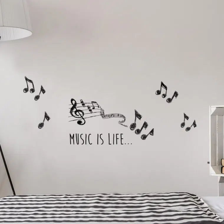 Music διακοσμητικά αυτοκόλλητα τοίχου