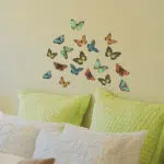 Colourful Butterflies αυτοκόλλητα τοίχου βινυλίου S
