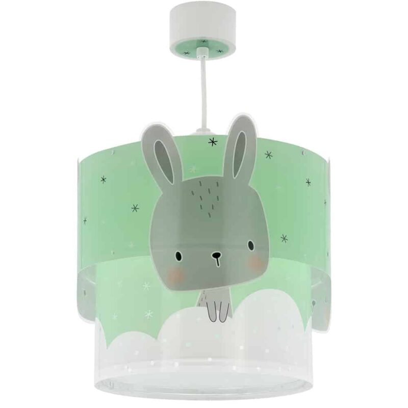 Baby Bunny Green παιδικό φωτιστικό οροφής