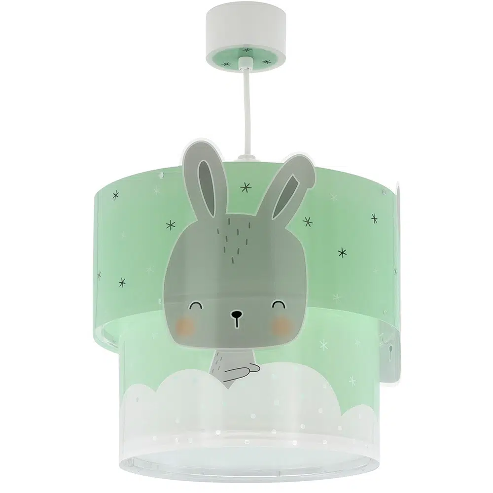 Baby Bunny Green παιδικό φωτιστικό οροφής