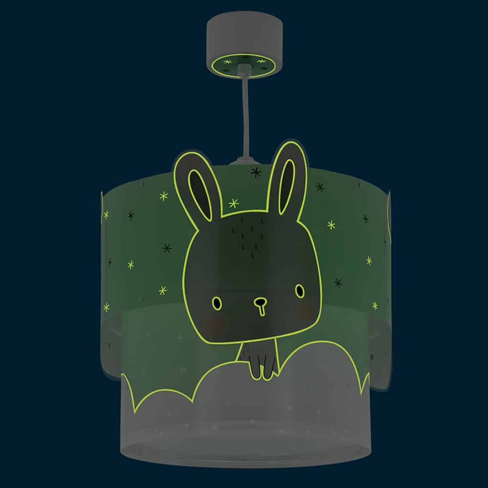 Baby Bunny Green παιδικό φωτιστικό οροφής