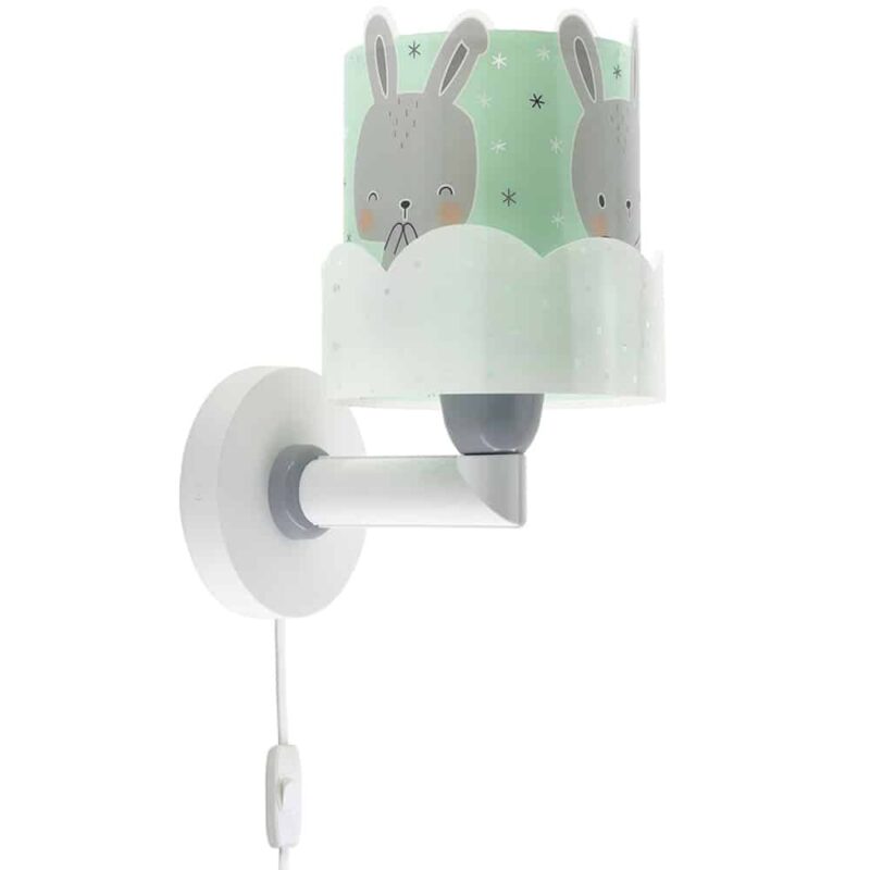 Baby Bunny Green παιδικό φωτιστικό απλίκα τοίχου