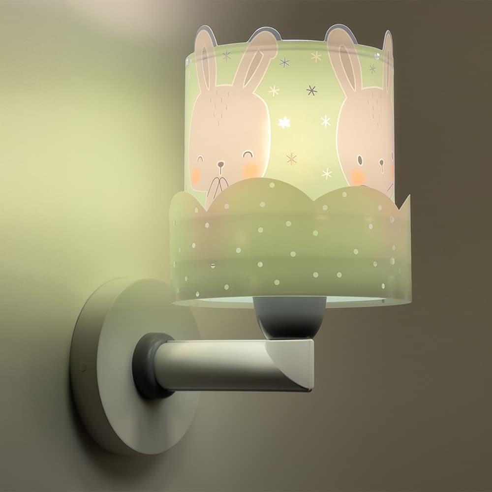 Baby Bunny Green παιδικό φωτιστικό απλίκα τοίχου