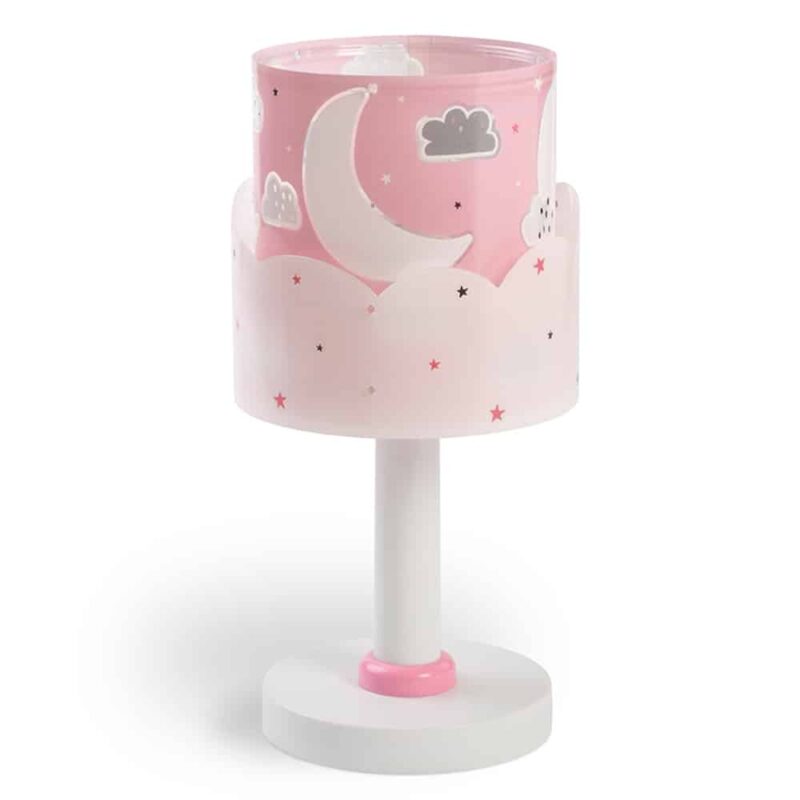 Moon Pink παιδικό φωτιστικό κομοδίνου