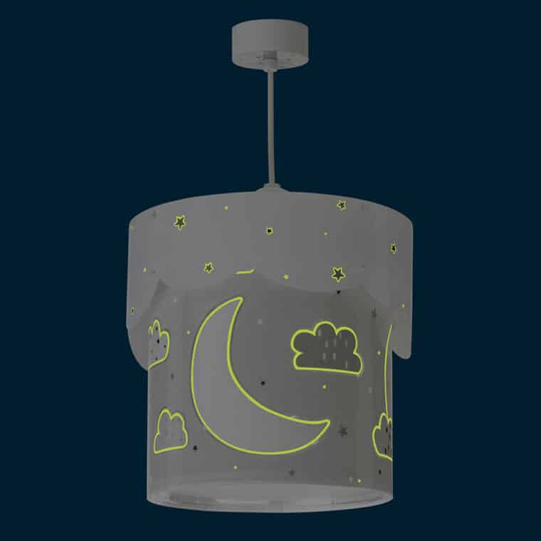 Moon Gray παιδικό φωτιστικό οροφής
