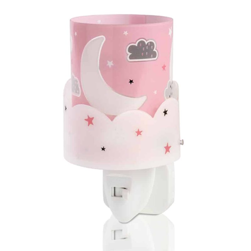 Moon Pink παιδικό φωτιστικό νύκτας