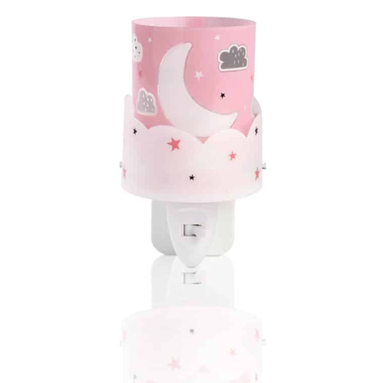Moon Pink παιδικό φωτιστικό νύκτας