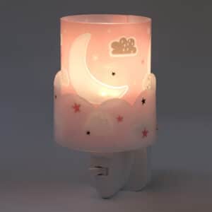 Moon Pink παιδικό φωτιστικό νύκτας πρίζας LED (61235 S)