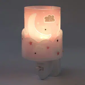 Moon Pink παιδικό φωτιστικό νύκτας