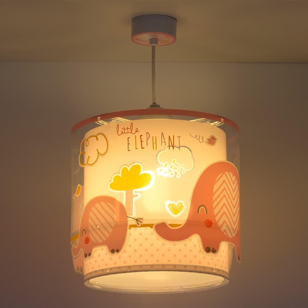 Little Elephant Pink παιδικό φωτιστικό οροφής