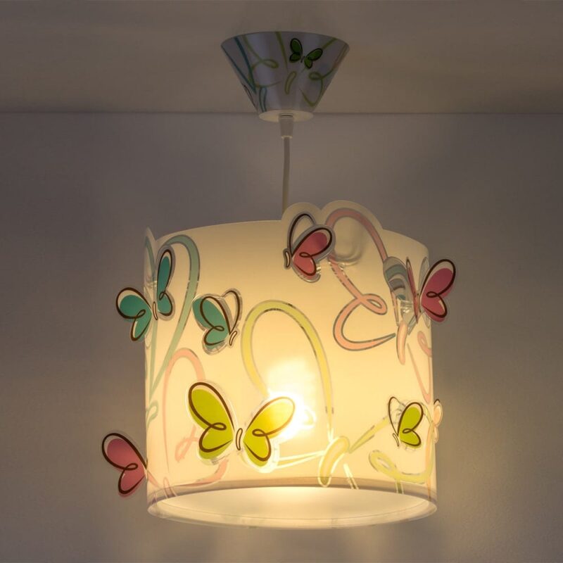 Butterfly παιδικό φωτιστικό οροφής κρεμαστό