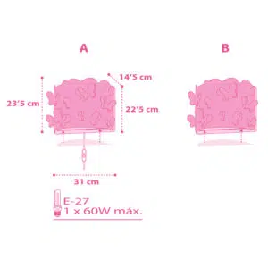Butterfly φωτιστικό απλίκα τοίχου