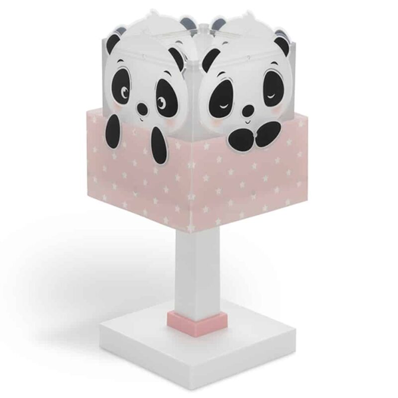 Panda Pink παιδικό φωτιστικό κομοδίνου