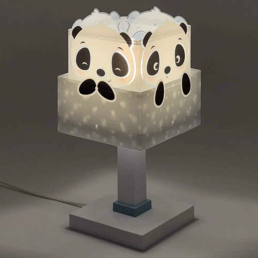 Panda Blue παιδικό φωτιστικό κομοδίνου