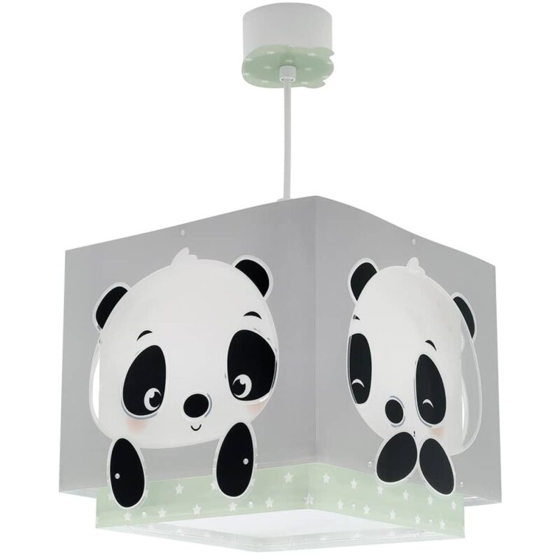 Panda Green παιδικό φωτιστικό οροφής κρεμαστό