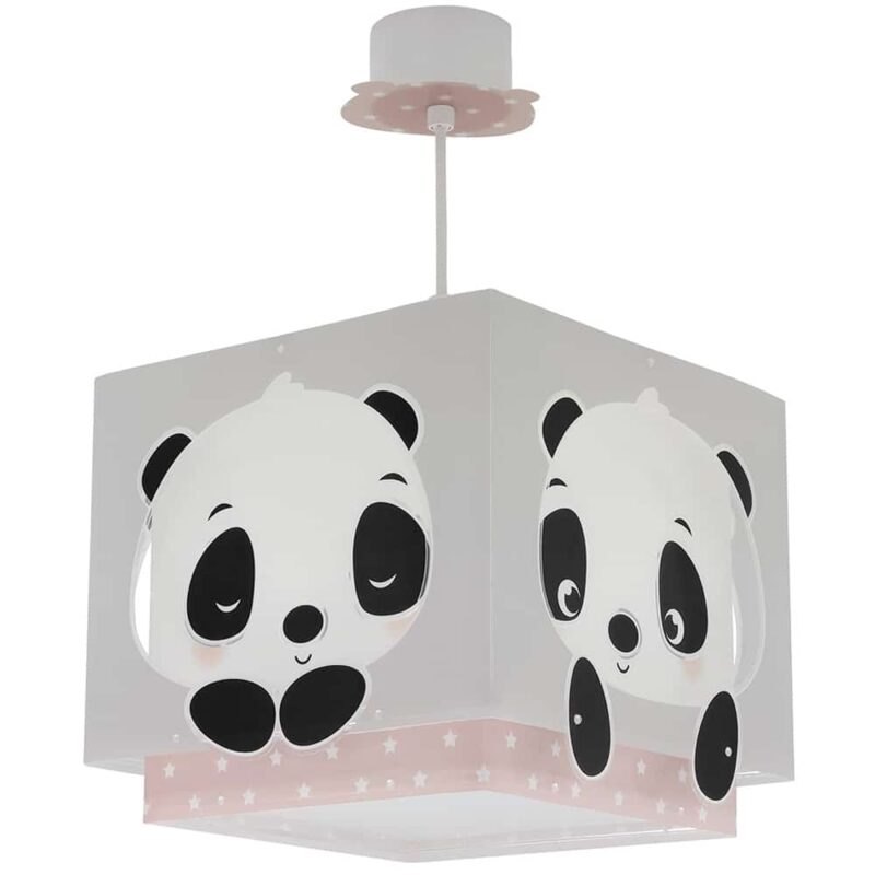 Panda Pink παιδικό φωτιστικό οροφής κρεμαστό