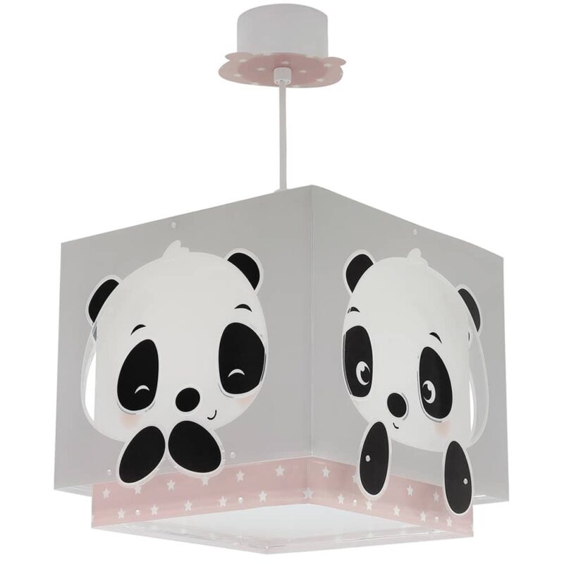 Panda Pink παιδικό φωτιστικό οροφής κρεμαστό