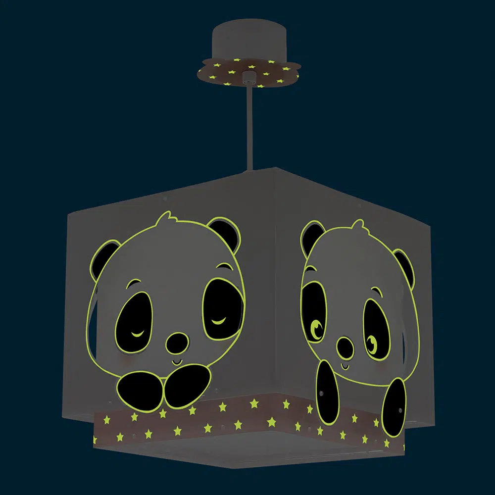 Panda Pink παιδικό φωτιστικό οροφής κρεμαστό