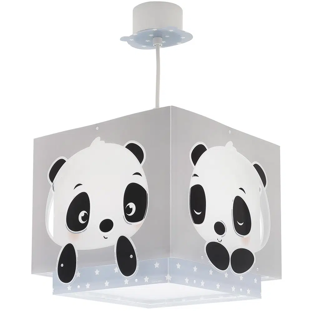 Panda Blue παιδικό φωτιστικό οροφής κρεμαστό