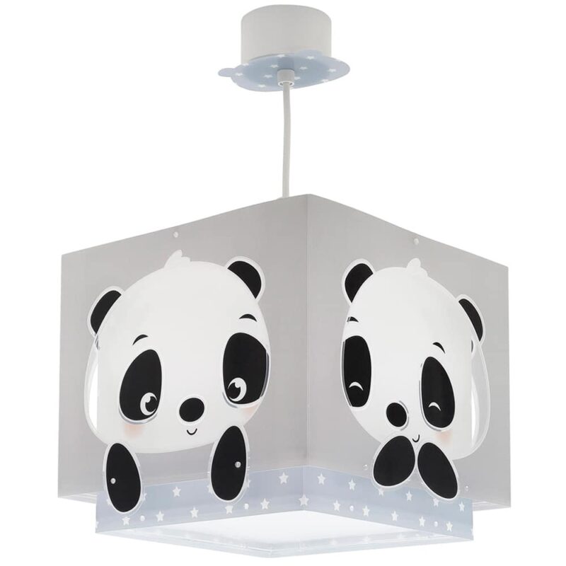 Panda Blue παιδικό φωτιστικό οροφής κρεμαστό