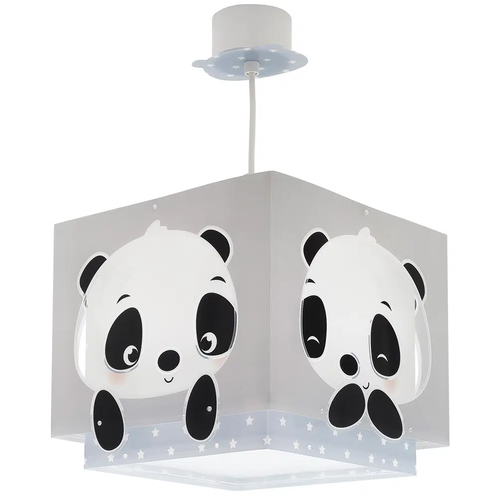 Panda Blue παιδικό φωτιστικό οροφής κρεμαστό