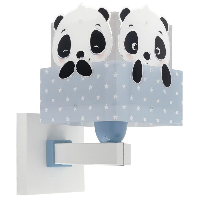 Panda Blue παιδικό φωτιστικό απλίκα τοίχου