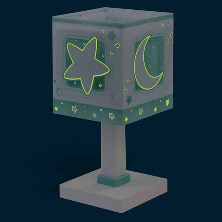 Moonlight Green παιδικό φωτιστικό κομοδίνου