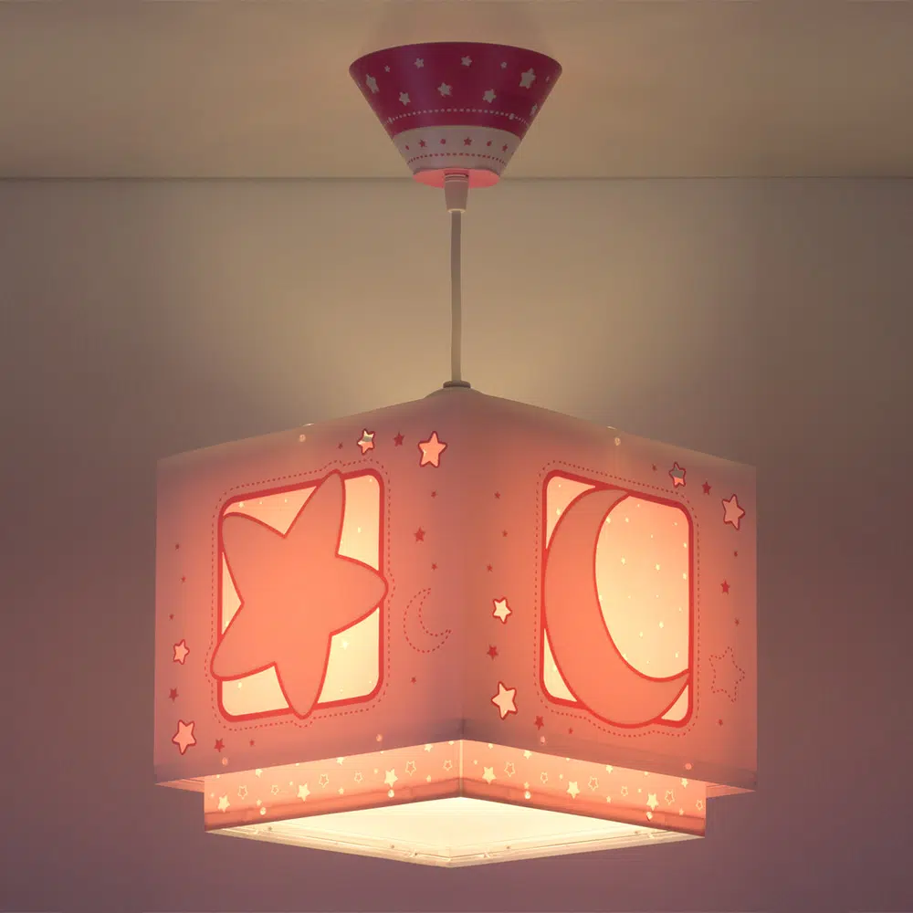 Moonlight Pink παιδικό φωτιστικό οροφής κρεμαστό