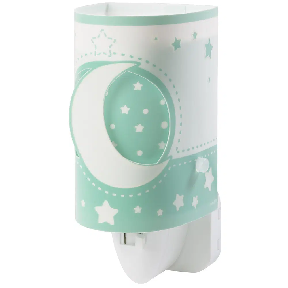 Moonlight Green παιδικό φωτιστικό νυκτός πρίζας