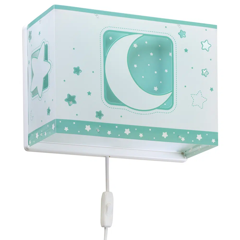 Moonlight Green παιδικό φωτιστικό απλίκα τοίχου