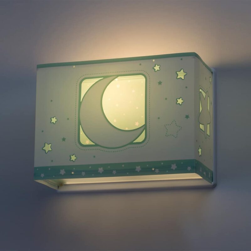 Moonlight Green παιδικό φωτιστικό απλίκα τοίχου
