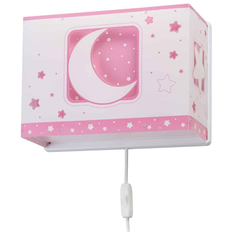 Moonlight Pink παιδικό φωτιστικό απλίκα τοίχου