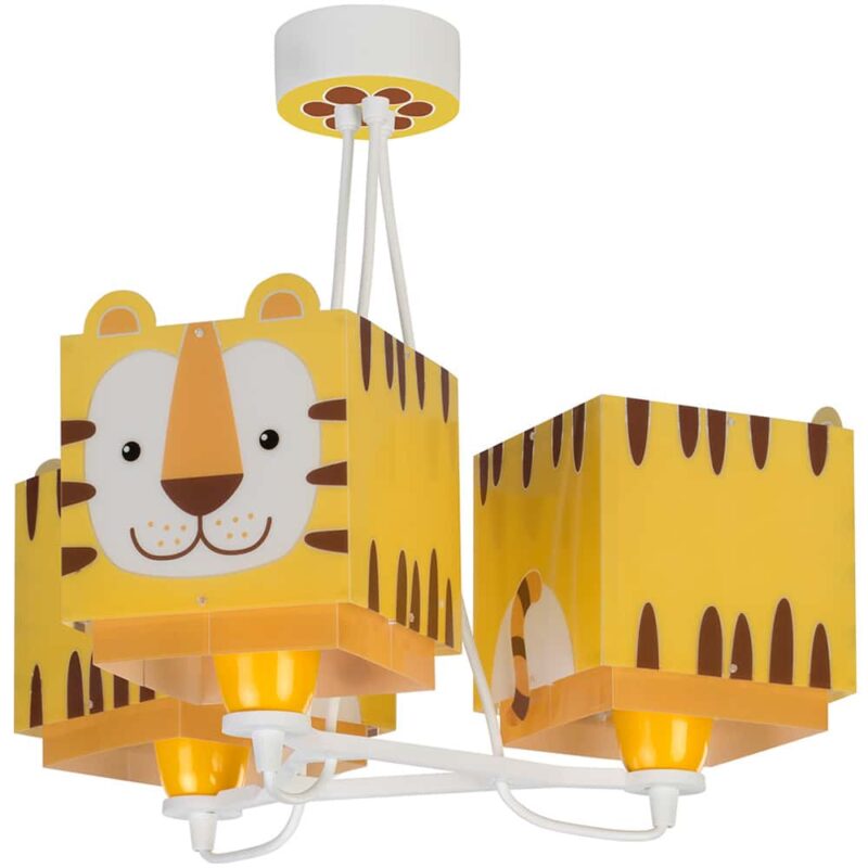 Little Tiger παιδικό φωτιστικό τρίφωτο κρεμαστό