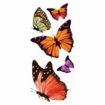 Butterflies αυτοκόλλητα βινυλίου για τζάμι S